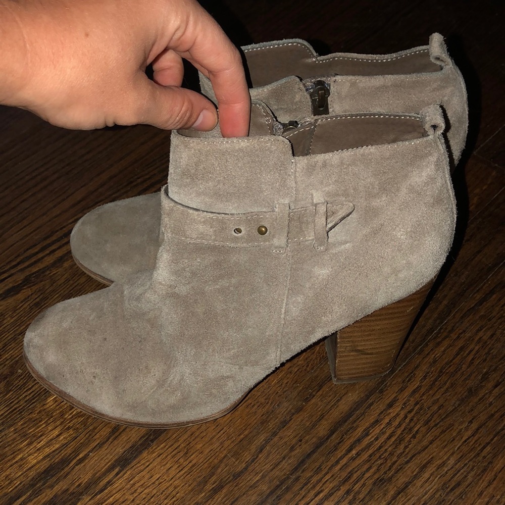 Suede booties